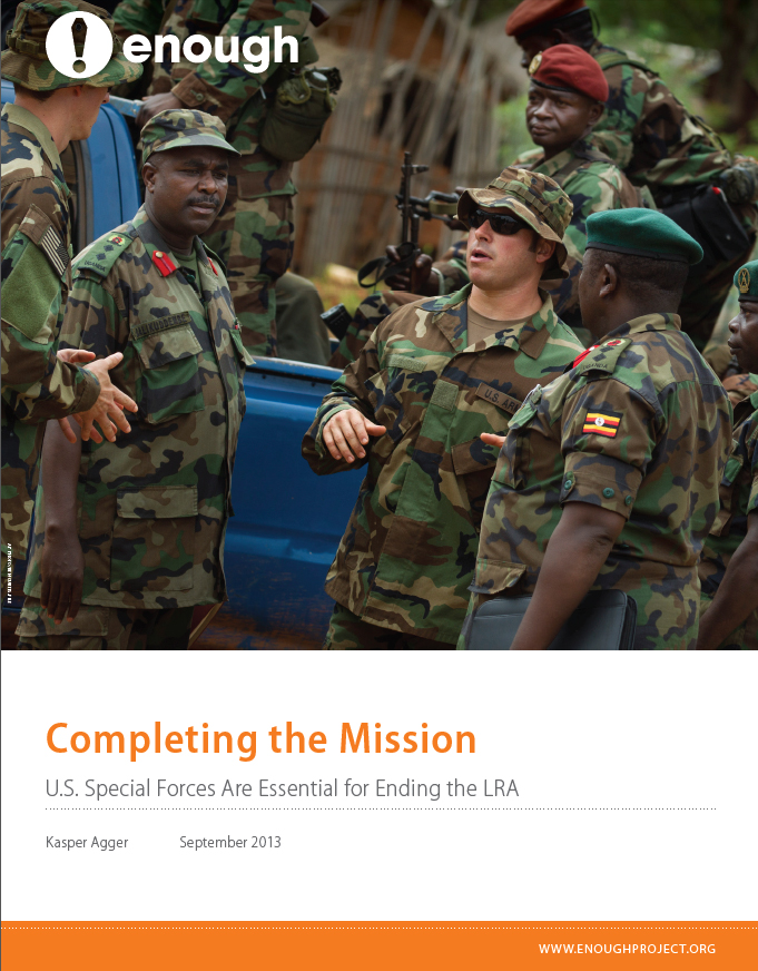 Completing the Mission: U.S. Special Forces Are Essential for Ending the LRA