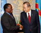Ban Ki-moon and Joseph Kabila