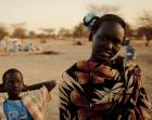 Returnees on the outskirts of Abyei