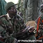 Joseph Kony, left, & Vincent Otti, Southern Sudan, 2006 (AP Photo/Stuart Price)