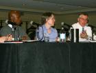 Panelists discussing Youth and Rule of Law