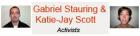 Guest bloggers Gabriel Stauring and Katie-Jay Scott