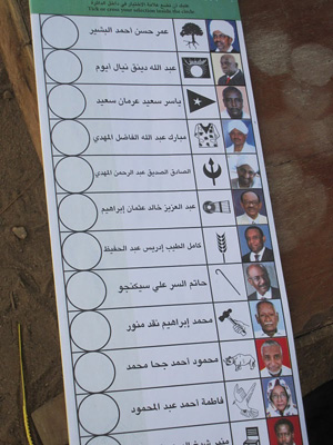"Voting" In Darfur