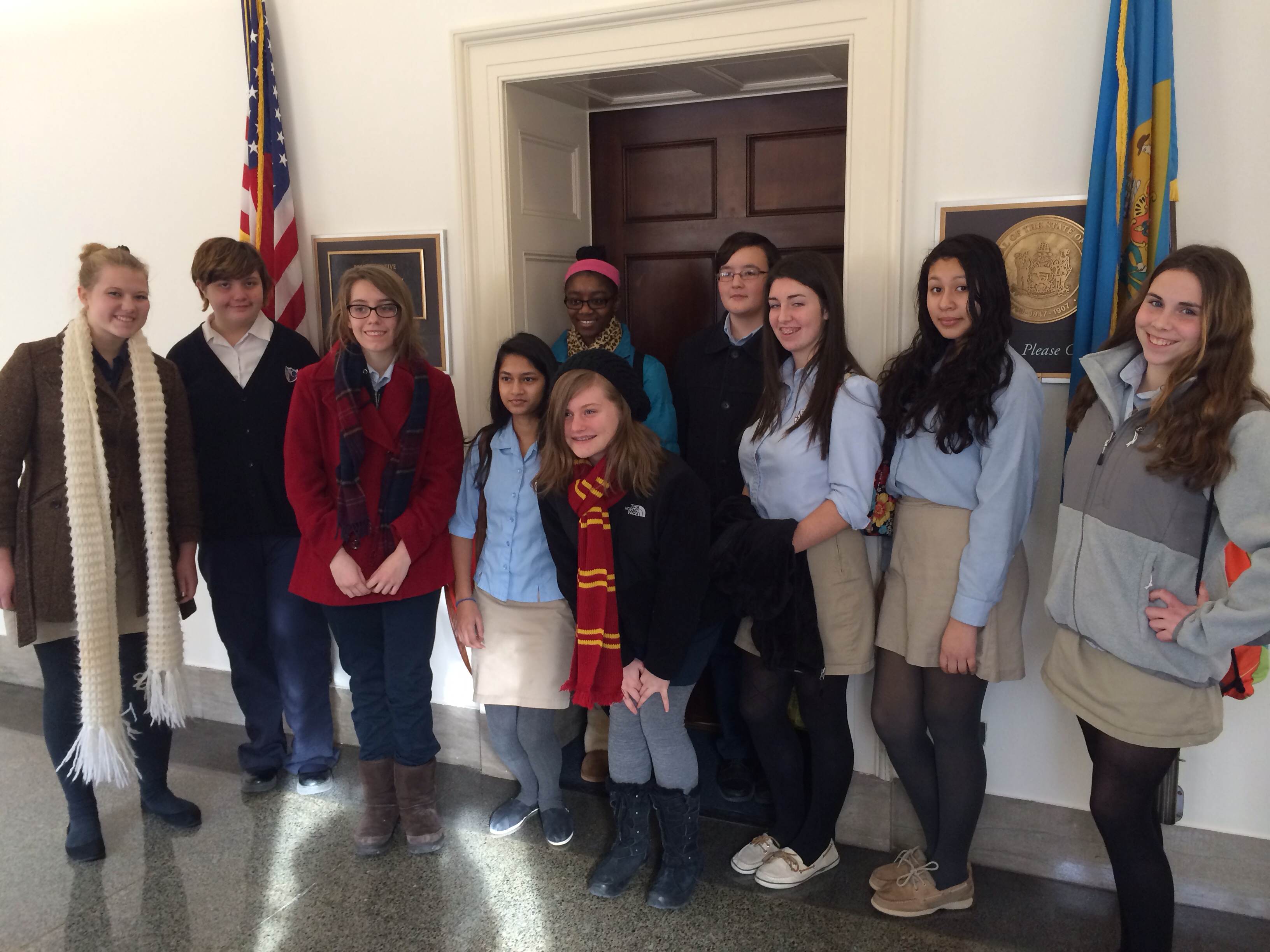 DE students visit Capitol Hill