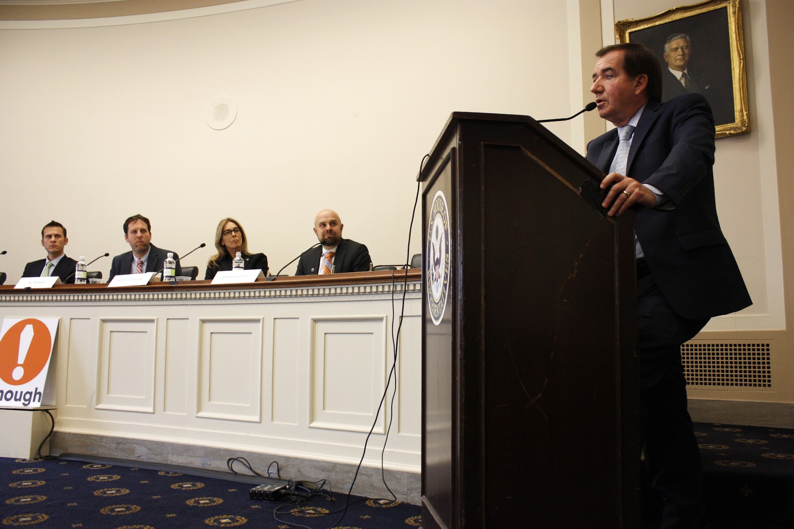 Chairman Ed Royce (R-CA) addressing the moral responsibility of the United States Congress to support current legislation promoting efforts to curb wildlife trafficking.