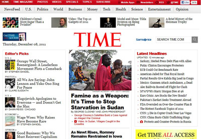 Clooney and Prendergast in TIME: It's Time to Stop Starvation in Sudan