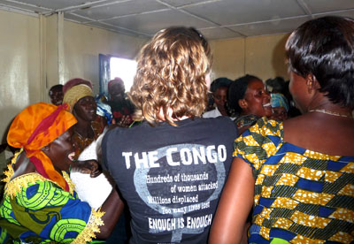 Women’s 'Town Hall' at Buhimba Camp in Congo