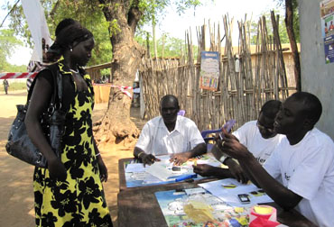 Signing Up To Vote In Juba