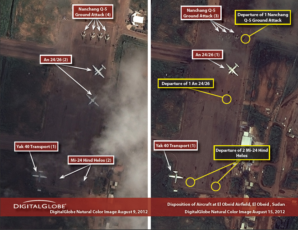 Situation Report Sudan: Aircraft at El Obeid Airfield