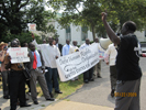 Activists Gather at the State Department to Demand Peace