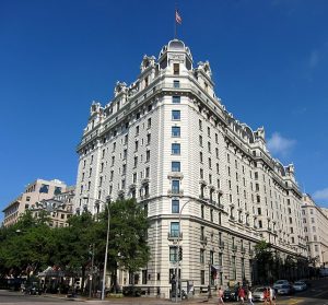 Diplomats and Protesters Face Off at Washington’s Luxury Willard Hotel